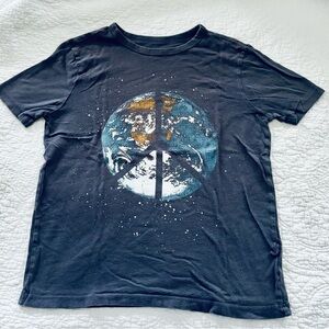 ❤️EXTRA 50% OFF❗️GAP Kids Grey Earth Peace Tee